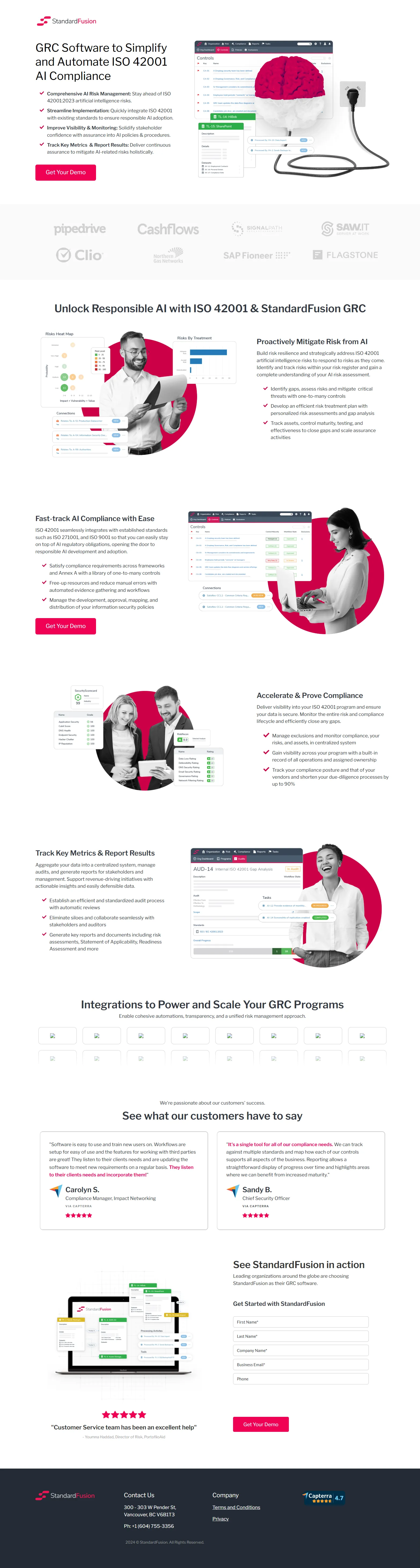 The all-new ISO 42001 landing page